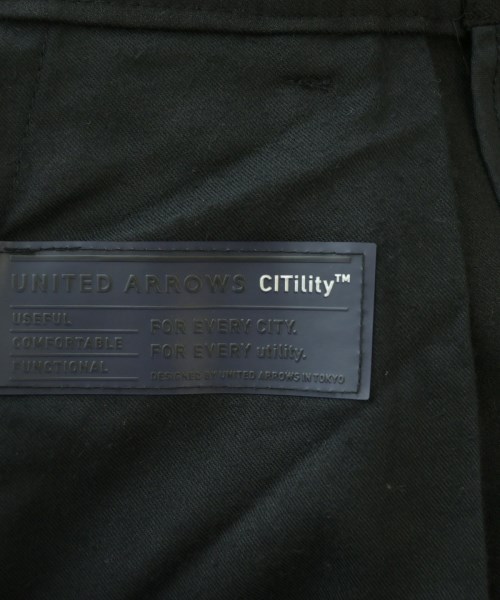 UNITED ARROWS（ユナイテッドアローズ）スラックス 黒 サイズ:L メンズ/2200697527066