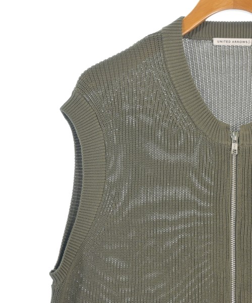 UNITED ARROWS（ユナイテッドアローズ）ベスト カーキ サイズ:S メンズ/2200697668059