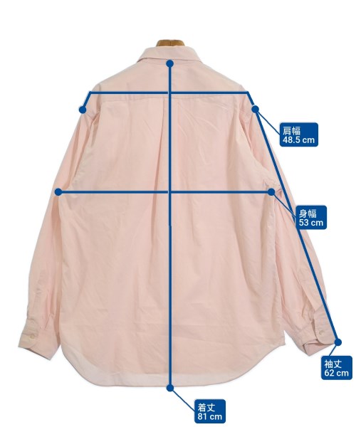 UNITED ARROWS（ユナイテッドアローズ）カジュアルシャツ ピンク サイズ:L メンズ/2200691798073