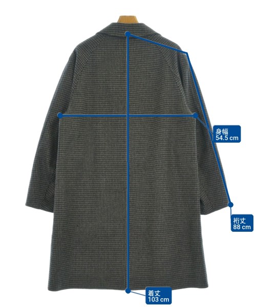 UNITED ARROWS（ユナイテッドアローズ）チェスターコート グレー サイズ:XL メンズ/2200697920133