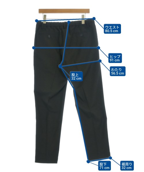 UNITED ARROWS（ユナイテッドアローズ）スラックス 黒 サイズ:XL メンズ/2200697920522