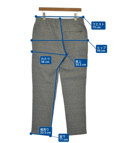 UNITED ARROWS（ユナイテッドアローズ）スウェットパンツ グレー サイズ:L メンズ/2200697920584