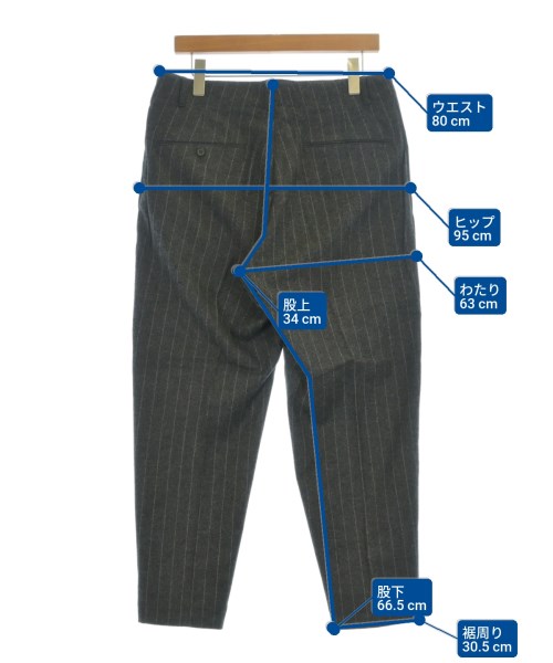 UNITED ARROWS（ユナイテッドアローズ）スラックス グレー サイズ:L メンズ/2200697920676