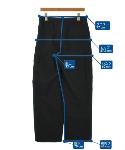 UNITED ARROWS（ユナイテッドアローズ）カーゴパンツ 黒 サイズ:M メンズ/2200696863721