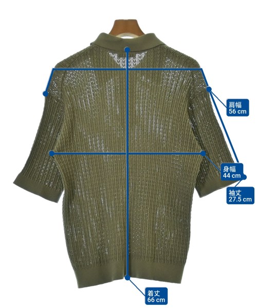 UNITED ARROWS（ユナイテッドアローズ）ニット・セーター カーキ サイズ:L メンズ/2200694379026