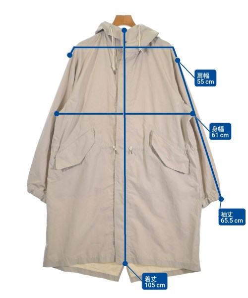 UNITED ARROWS（ユナイテッドアローズ）モッズコート ベージュ サイズ:L メンズ/2200701100032
