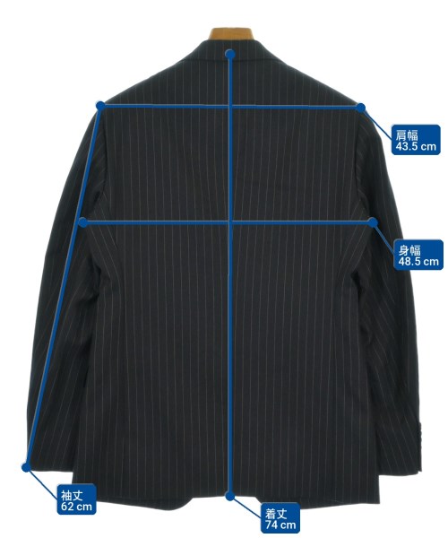 UNITED ARROWS（ユナイテッドアローズ）ビジネス 黒 サイズ:48/48(L位) メンズ/2200700658039