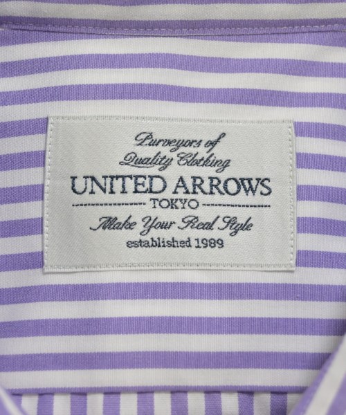 UNITED ARROWS（ユナイテッドアローズ）ドレスシャツ 紫 サイズ:41(XL位) メンズ/2200700658183