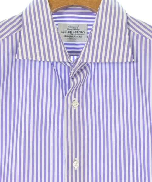 UNITED ARROWS（ユナイテッドアローズ）ドレスシャツ 紫 サイズ:41(XL位) メンズ/2200700658183