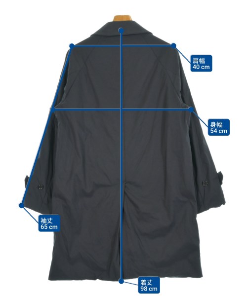 UNITED ARROWS（ユナイテッドアローズ）ステンカラーコート 紺 サイズ:S メンズ/2200648706076