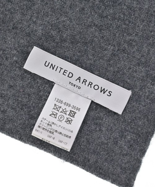 UNITED ARROWS（ユナイテッドアローズ）マフラー グレー サイズ:- メンズ/2200655824084