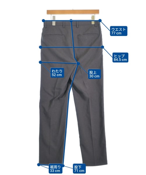 UNITED ARROWS（ユナイテッドアローズ）スラックス グレー サイズ:M メンズ/2200660362069