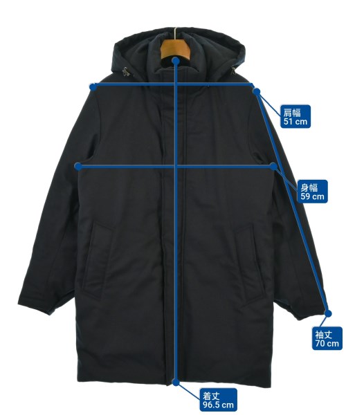 UNITED ARROWS（ユナイテッドアローズ）ダウンコート 黒 サイズ:M メンズ/2200657506049