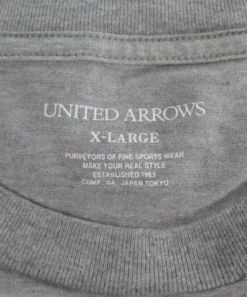 UNITED ARROWS（ユナイテッドアローズ）Tシャツ・カットソー グレー サイズ:XL メンズ/2200661473047