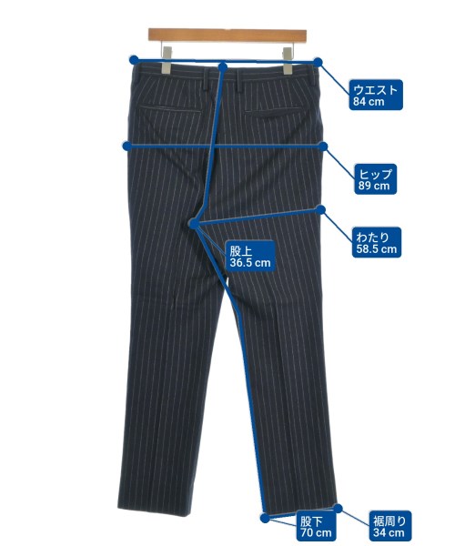 UNITED ARROWS（ユナイテッドアローズ）スラックス 紺 サイズ:L メンズ/2200659400581