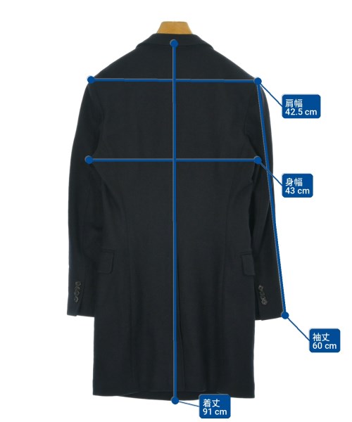 UNITED ARROWS（ユナイテッドアローズ）チェスターコート 紺 サイズ:42(XS位) メンズ/2200710506016