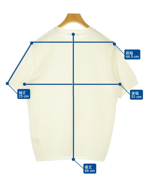 UNITED ARROWS（ユナイテッドアローズ）ニット・セーター 白 サイズ:M メンズ/2200702547034