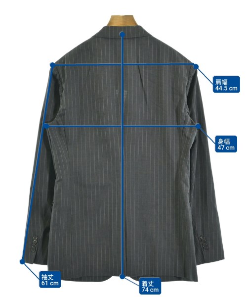 UNITED ARROWS（ユナイテッドアローズ）テーラードジャケット グレー サイズ:48(L位) メンズ/2200709898092