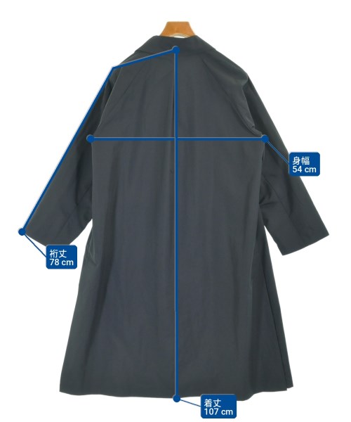 UNITED ARROWS（ユナイテッドアローズ）チェスターコート 黒 サイズ:S メンズ/2200709362067