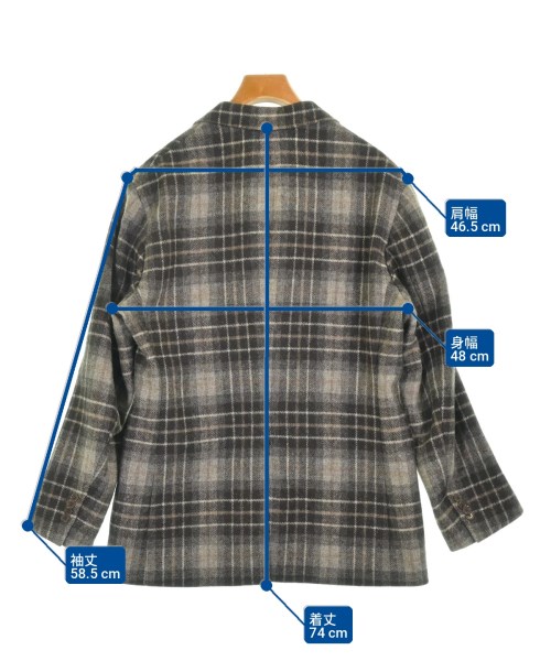 UNITED ARROWS（ユナイテッドアローズ）テーラードジャケット 茶 サイズ:50(XL位) メンズ/2200714390031