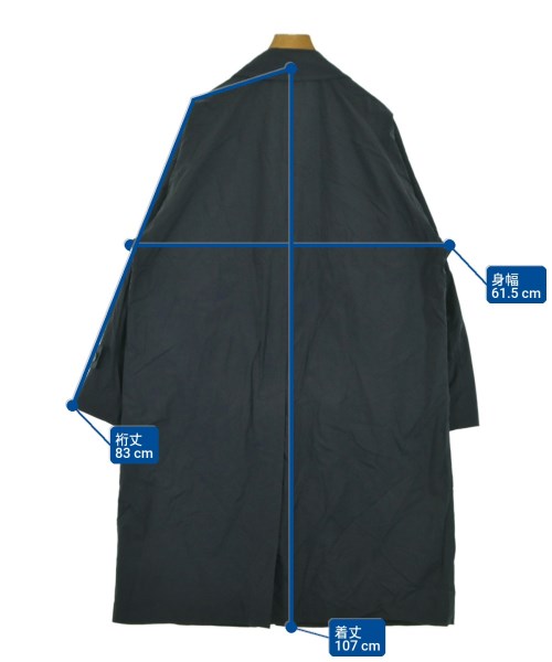 UNITED ARROWS（ユナイテッドアローズ）ステンカラーコート 紺 サイズ:S メンズ/2200646937014