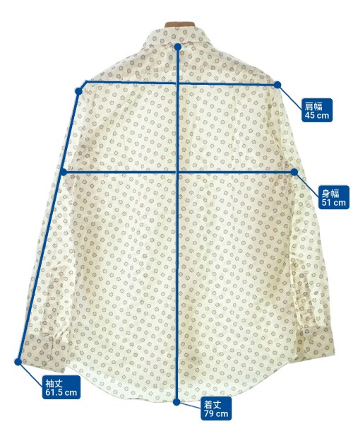 UNITED ARROWS（ユナイテッドアローズ）カジュアルシャツ 白 サイズ:42(XL位) メンズ/2200628550248