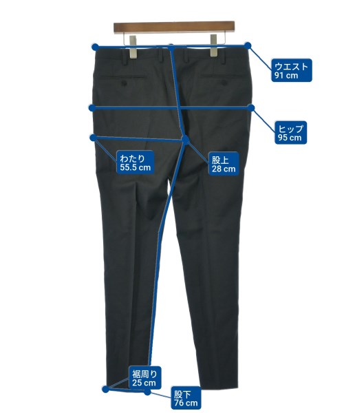 UNITED ARROWS（ユナイテッドアローズ）スラックス 黒 サイズ:-(M位) メンズ/2200649186280