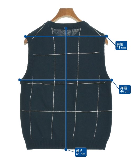 UNITED ARROWS（ユナイテッドアローズ）ベスト 青 サイズ:S メンズ/2200649816040