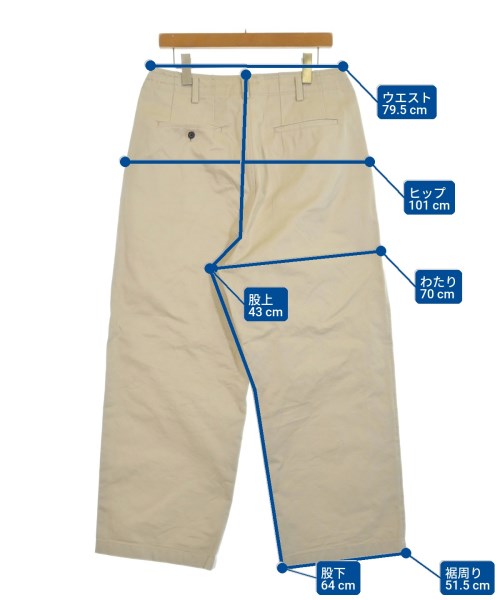UNITED ARROWS（ユナイテッドアローズ）チノパン ベージュ サイズ:XL メンズ/2200653074030