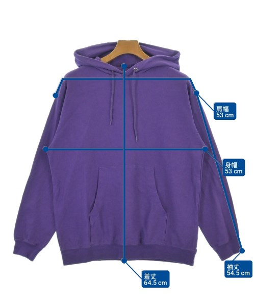 UNITED ARROWS（ユナイテッドアローズ）パーカー 紫 サイズ:S メンズ/2200694943050