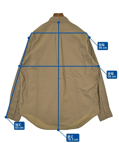 UNITED ARROWS（ユナイテッドアローズ）カジュアルシャツ ベージュ サイズ:M メンズ/2200698217072