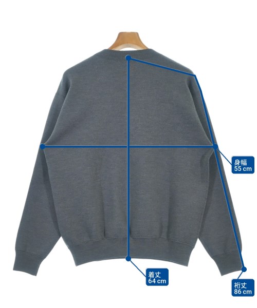 UNITED ARROWS（ユナイテッドアローズ）ニット・セーター グレー サイズ:S メンズ/2200703519245