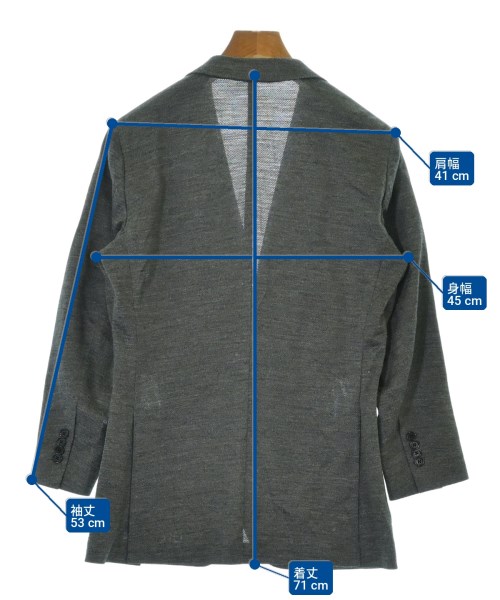 UNITED ARROWS（ユナイテッドアローズ）テーラードジャケット グレー サイズ:42(XS位) メンズ/2200699787055
