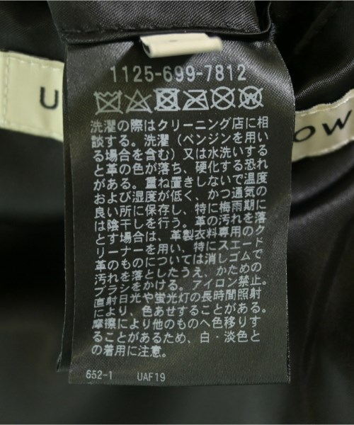 UNITED ARROWS（ユナイテッドアローズ）ライダース 黒 サイズ:L メンズ/2200706324105