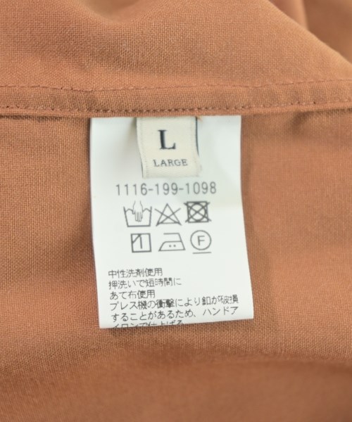 UNITED ARROWS（ユナイテッドアローズ）カジュアルシャツ オレンジ サイズ:L メンズ/2200701919078