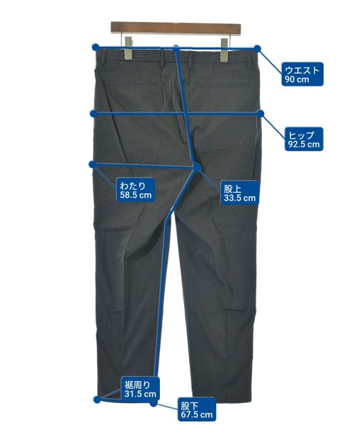 UNITED ARROWS（ユナイテッドアローズ）スラックス グレー サイズ:XL メンズ/2200662241126