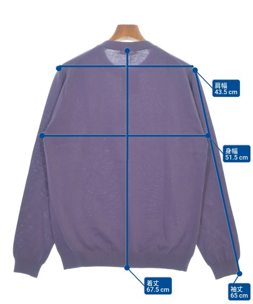 UNITED ARROWS（ユナイテッドアローズ）ニット・セーター 紫 サイズ:XL メンズ/2200662241232