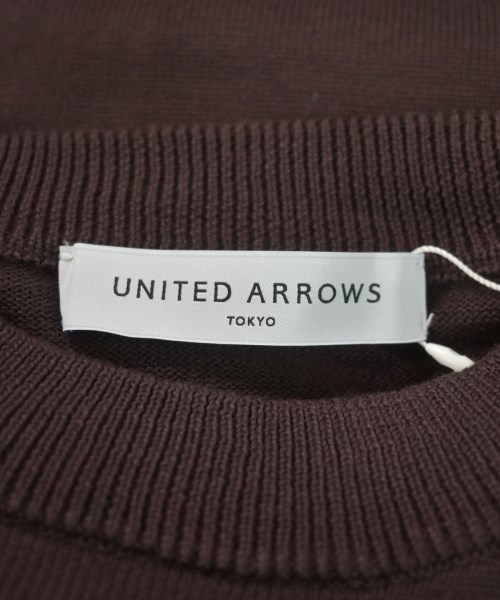 UNITED ARROWS（ユナイテッドアローズ）ニット・セーター 茶 サイズ:L メンズ/2200662241256