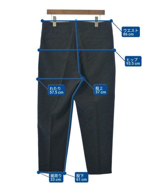 UNITED ARROWS（ユナイテッドアローズ）スラックス 黒 サイズ:L メンズ/2200662241430