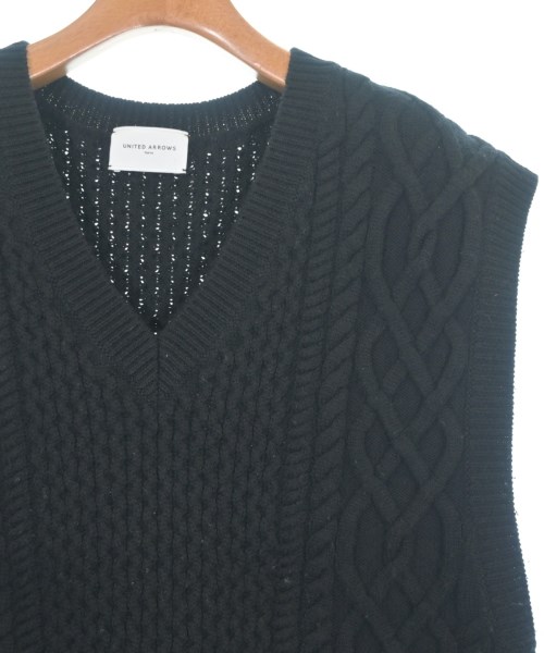 UNITED ARROWS（ユナイテッドアローズ）ベスト 黒 サイズ:-(M位) レディース/2200660811215