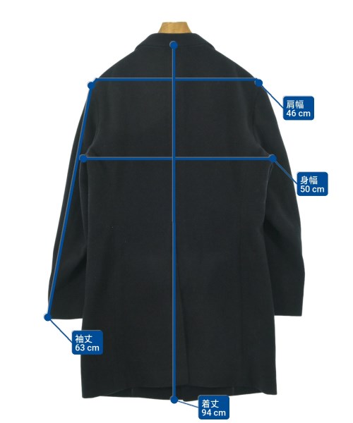 UNITED ARROWS（ユナイテッドアローズ）チェスターコート 紺 サイズ:48(L位) メンズ/2200666335036