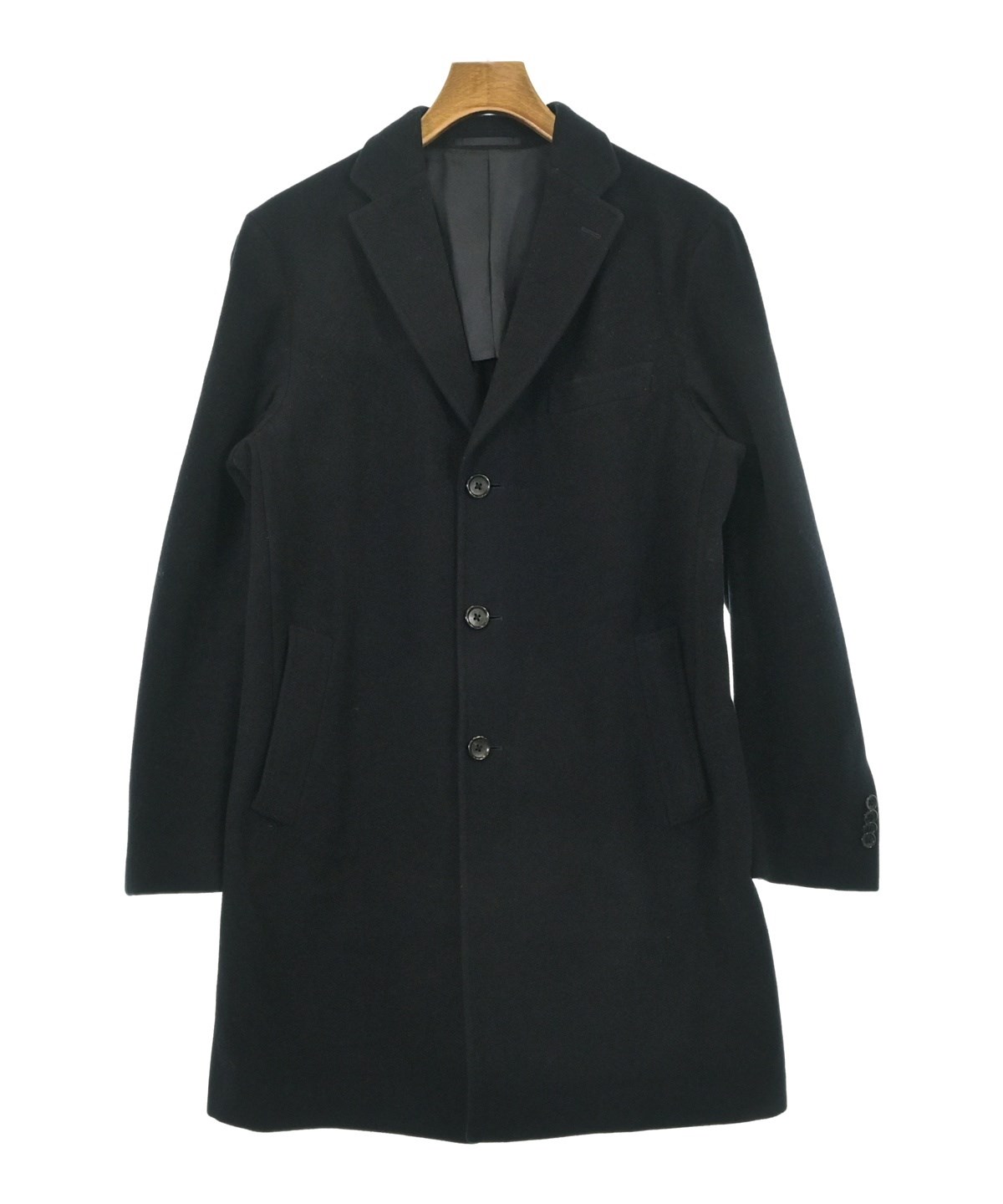 【新品未使用】UNITED ARROWS ダブルボタン Aライン コート UNITED ARROWS（ユナイテッドアローズ）チェスターコート 紺 サイズ:48