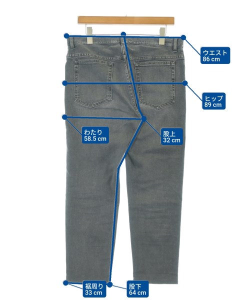 UNITED ARROWS（ユナイテッドアローズ）デニムパンツ 黒 サイズ:L メンズ/2200666691040