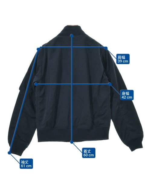UNITED ARROWS（ユナイテッドアローズ）ミリタリーブルゾン 紺 サイズ:XS メンズ/2200662765042