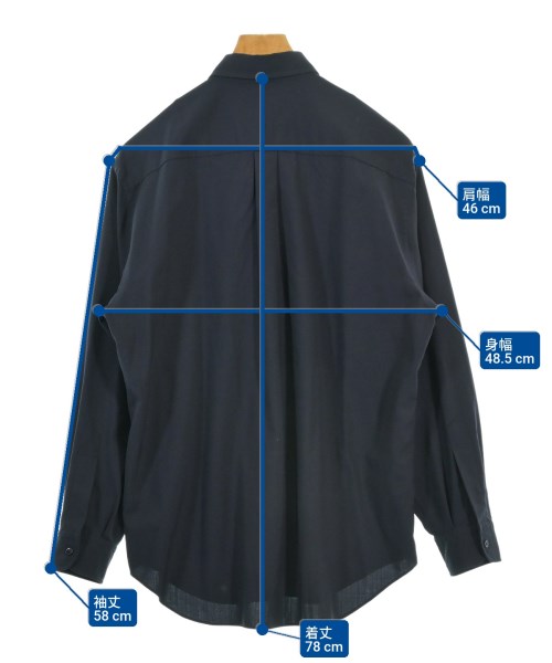 UNITED ARROWS（ユナイテッドアローズ）カジュアルシャツ 紺 サイズ:S メンズ/2200666551160