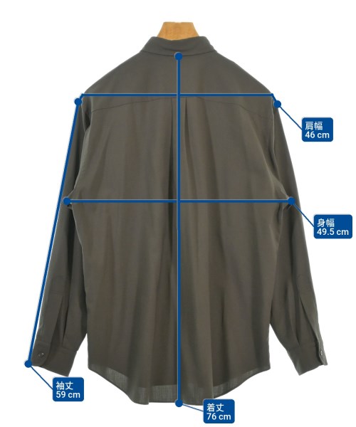 UNITED ARROWS（ユナイテッドアローズ）カジュアルシャツ カーキ サイズ:S メンズ/2200666551177