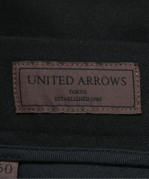 UNITED ARROWS（ユナイテッドアローズ）スラックス 黒 サイズ:50(XL位) メンズ/2200653435725