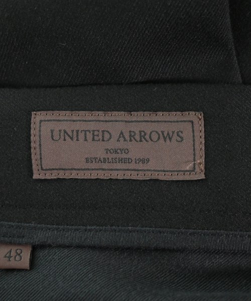 UNITED ARROWS（ユナイテッドアローズ）スラックス 黒 サイズ:48(L位) メンズ/2200653435879