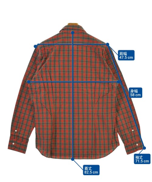 UNITED ARROWS（ユナイテッドアローズ）カジュアルシャツ 赤 サイズ:XXL メンズ/2200666889270