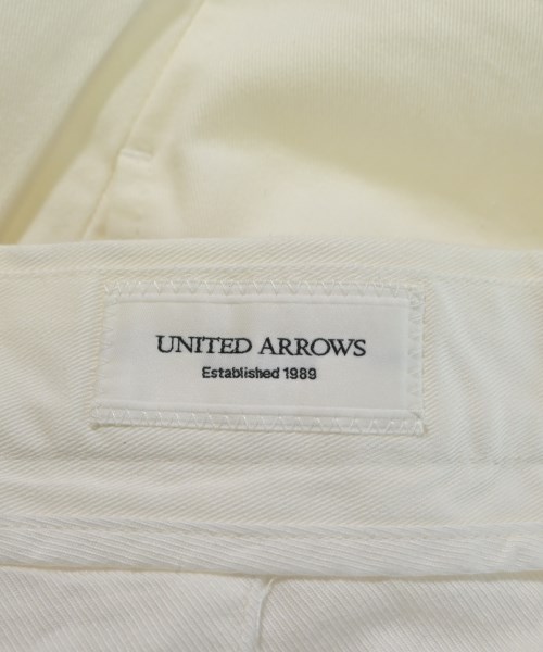 UNITED ARROWS（ユナイテッドアローズ）チノパン 白 サイズ:50(XL位) メンズ/2200666889447